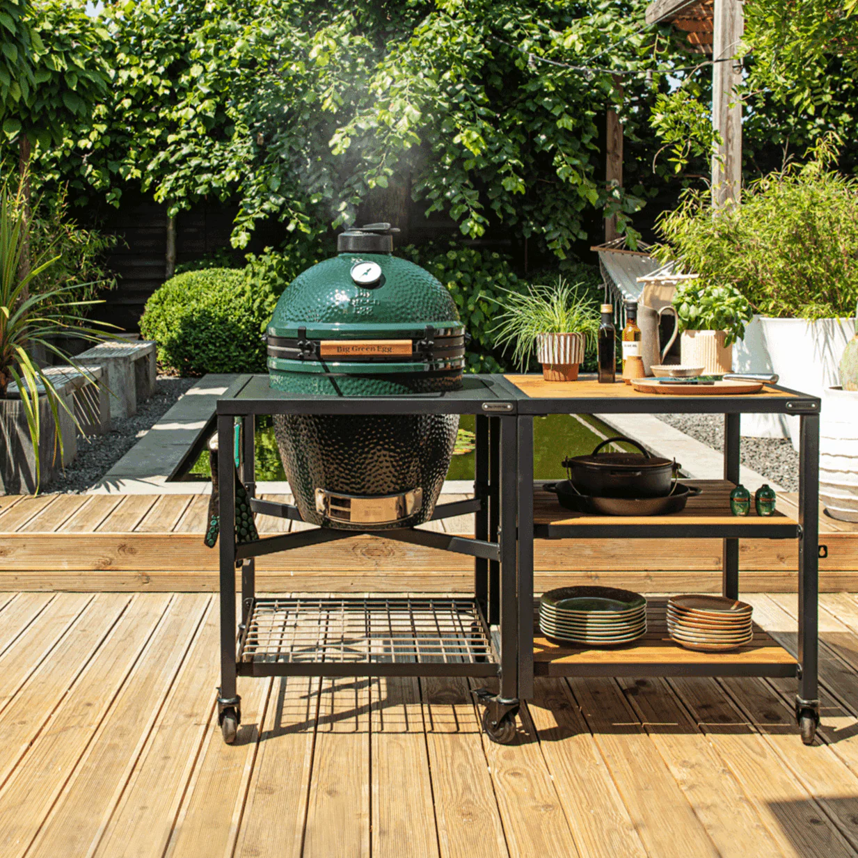 Medium Big Green Egg in a Modular Nest Package - Image 4